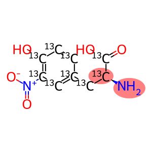 3-硝基-L-酪氨酸-13C9