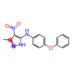 4-nitro-3-methyl-5-(4-phenoxyanilino)-1H-pyrazole