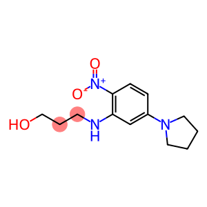 3-[2-nitro-5-(1-pyrrolidinyl)anilino]-1-propanol