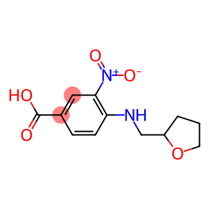 3-nitro-4-[(oxolan-2-ylmethyl)amino]benzoic acid