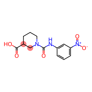 1-[(3-nitrophenyl)carbamoyl]piperidine-3-carboxylic acid
