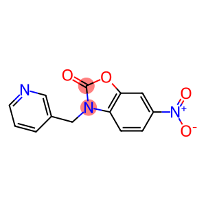 6-Nitro-3-(pyridine-3-ylmethyl)-1,3-benzoxazol-2(2H)-one