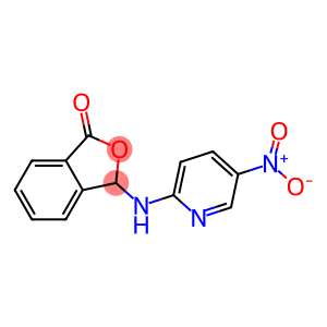 3-[(5-nitro-2-pyridyl)amino]-1,3-dihydroisobenzofuran-1-one