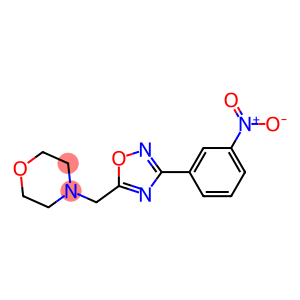 4-{[3-(3-nitrophenyl)-1,2,4-oxadiazol-5-yl]methyl}morpholine