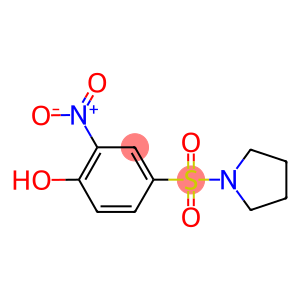 2-NITRO-4-(PYRROLIDINE-1-SULFONYL)-PHENOL