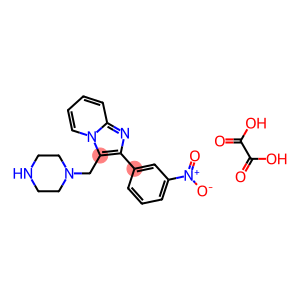 2-(3-NITRO-PHENYL)-3-PIPERAZIN-1-YLMETHYL-IMIDAZO[1,2-A]PYRIDINEOXALIC ACID