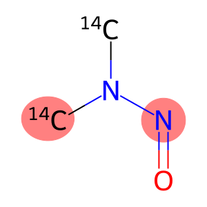 NITROSODIMETHYLAMINE, N-[METHYL-14C]