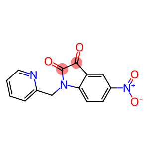 5-nitro-1-(pyridin-2-ylmethyl)-2,3-dihydro-1H-indole-2,3-dione