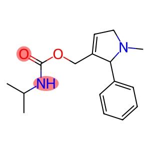N-Isopropylcarbamic acid [(2,5-dihydro-1-methyl-2-phenyl-1H-pyrrol)-3-ylmethyl] ester