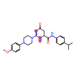 N-(4-ISOPROPYLPHENYL)-2-(4-(4-METHOXYPHENYL)PIPERAZIN-1-YL)-6-OXO-3,4,5,6-TETRAHYDROPYRIMIDINE-4-CARBOXAMIDE