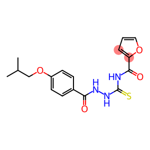 N-{[2-(4-isobutoxybenzoyl)hydrazino]carbothioyl}-2-furamide