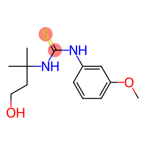 N-(3-hydroxy-1,1-dimethylpropyl)-N'-(3-methoxyphenyl)thiourea