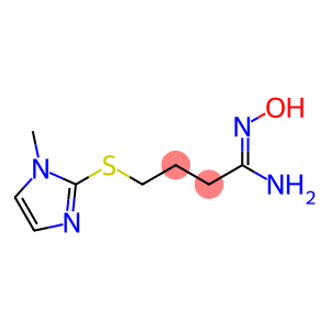 N'-hydroxy-4-[(1-methyl-1H-imidazol-2-yl)sulfanyl]butanimidamide