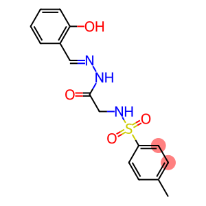 N-{2-[2-(2-hydroxybenzylidene)hydrazino]-2-oxoethyl}-4-methylbenzenesulfonamide