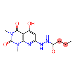 N'-(5-hydroxy-1,3-dimethyl-2,4-dioxo-1,2,3,4-tetrahydropyrido[2,3-d]pyrimidin-7-yl)butanohydrazide