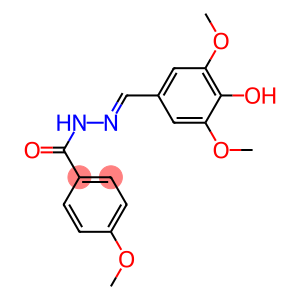 N'-(4-hydroxy-3,5-dimethoxybenzylidene)-4-methoxybenzohydrazide
