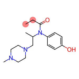 N-(4-Hydroxyphenyl)-N-[1-methyl-2-(4-methyl-1-piperazinyl)ethyl]propionamide