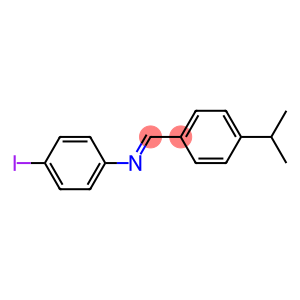 N-(4-iodophenyl)-N-[(E)-(4-isopropylphenyl)methylidene]amine
