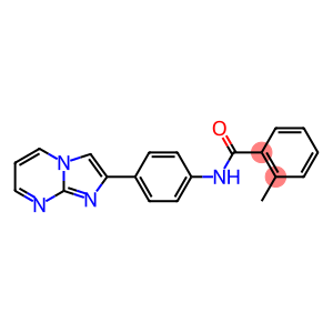 N-(4-imidazo[1,2-a]pyrimidin-2-ylphenyl)-2-methylbenzamide