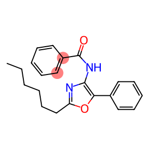 N-(2-Hexyl-5-phenyl-4-oxazolyl)benzamide