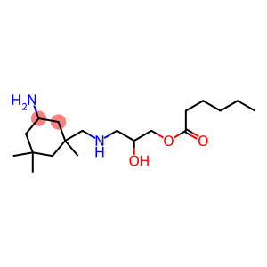 3-[[N-(3-Hexanoyloxy-2-hydroxypropyl)amino]methyl]-3,5,5-trimethylcyclohexylamine
