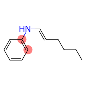 N-(1-Hexenyl)aniline