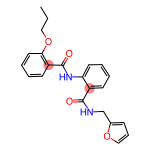 N-(2-furylmethyl)-2-[(2-propoxybenzoyl)amino]benzamide