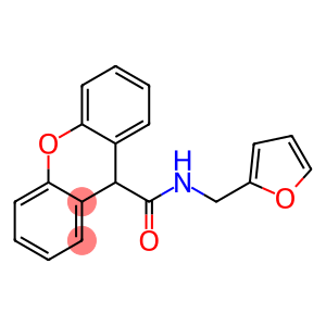 N-(2-furylmethyl)-9H-xanthene-9-carboxamide