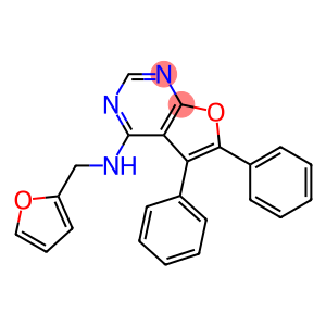 N-(2-furylmethyl)-5,6-diphenylfuro[2,3-d]pyrimidin-4-amine
