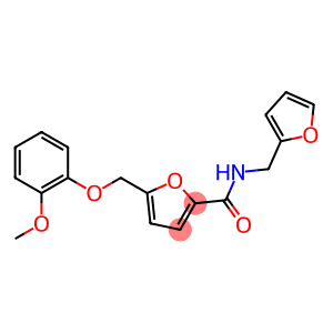 N-(2-furylmethyl)-5-[(2-methoxyphenoxy)methyl]-2-furamide