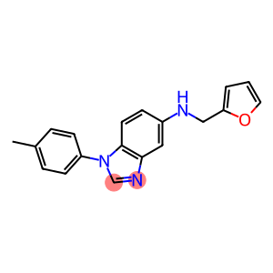 N-(2-furylmethyl)-N-[1-(4-methylphenyl)-1H-benzimidazol-5-yl]amine