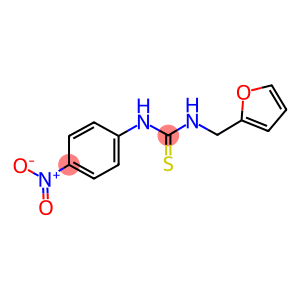 N-(2-furylmethyl)-N'-{4-nitrophenyl}thiourea