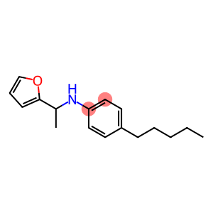 N-[1-(furan-2-yl)ethyl]-4-pentylaniline