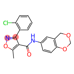 N4-(4H-1,3-benzodioxin-6-yl)-3-(2-chlorophenyl)-5-methylisoxazole-4-carboxamide