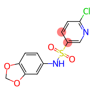 N-(2H-1,3-benzodioxol-5-yl)-6-chloropyridine-3-sulfonamide