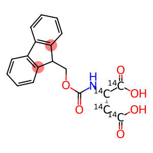 N-FMOC-L-ASPARTIC ACID, [14C(U)]