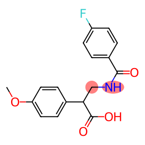 N-(4-fluorobenzoyl)-3-(4-methoxyphenyl)-beta-alanine