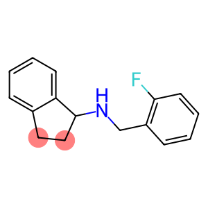 N-[(2-fluorophenyl)methyl]-2,3-dihydro-1H-inden-1-amine