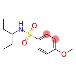 N-(1-ethylpropyl)-4-methoxybenzenesulfonamide