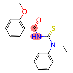 N-ethyl-N'-(2-methoxybenzoyl)-N-phenylthiourea