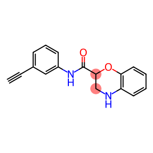 N-(3-ethynylphenyl)-3,4-dihydro-2H-1,4-benzoxazine-2-carboxamide