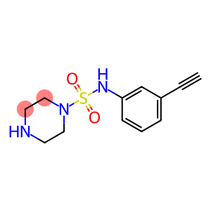 N-(3-ethynylphenyl)piperazine-1-sulfonamide