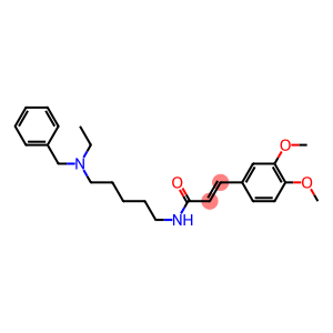 N-[5-(Ethylbenzylamino)pentyl]-3-(3,4-dimethoxyphenyl)acrylamide