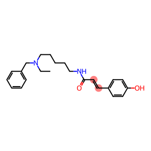 N-[5-(Ethylbenzylamino)pentyl]-3-(4-hydroxyphenyl)acrylamide