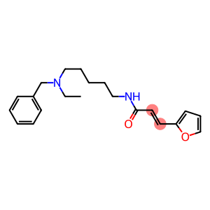 N-[5-(Ethylbenzylamino)pentyl]-3-(furan-2-yl)acrylamide
