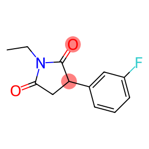 N-Ethyl-2-(m-fluorophenyl)succinimide