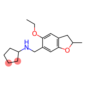 N-[(5-ethoxy-2-methyl-2,3-dihydro-1-benzofuran-6-yl)methyl]cyclopentanamine