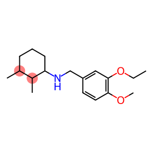 N-[(3-ethoxy-4-methoxyphenyl)methyl]-2,3-dimethylcyclohexan-1-amine
