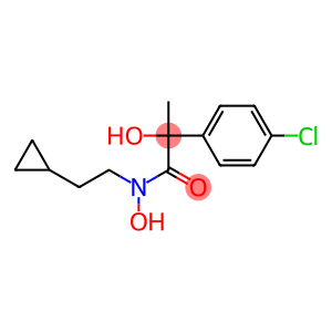 N-(2-Cyclopropylethyl)-2-hydroxy-2-methyl-2-(4-chlorophenyl)acetohydroxamic acid