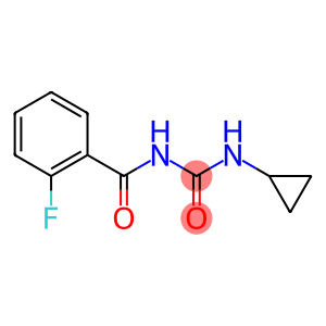 N-cyclopropyl-N'-(2-fluorobenzoyl)urea